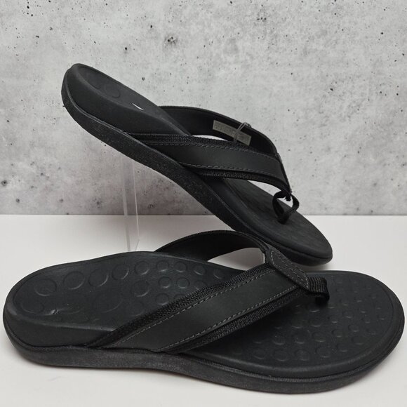 NWB Vionic 544MTide Black Sandals Men'sTide Size 9 NEW Unworn - Picture 1 of 10